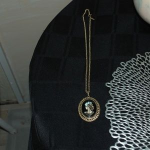Whiting Davis Necklace with Cameo